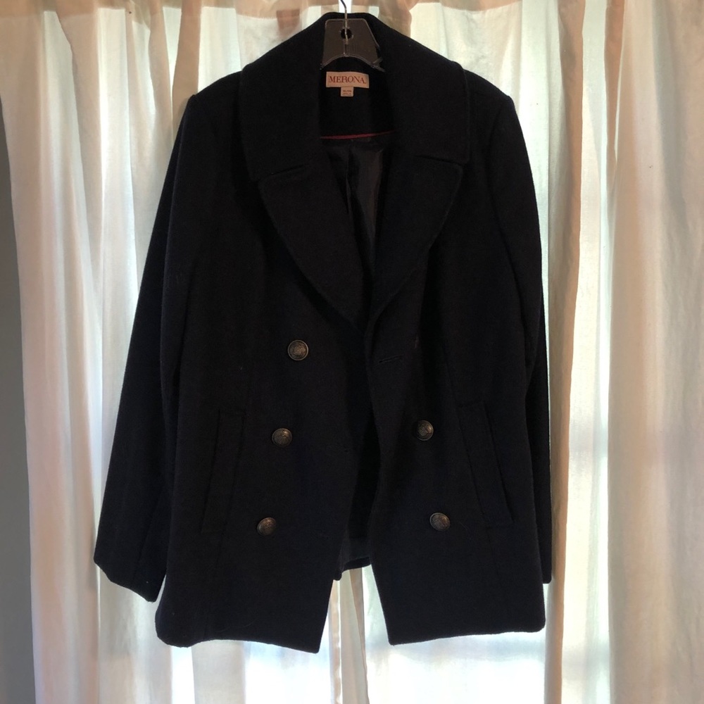 Merona Navy Blue Pea Coat